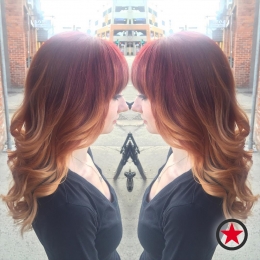 Plan B Kelowna Hair Salon | Pumpkin Spice & Ginger inspired hair colour by Brigette