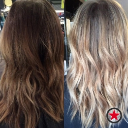 Plan B Kelowna Hair Salon | Before & After Balayage by Jenna